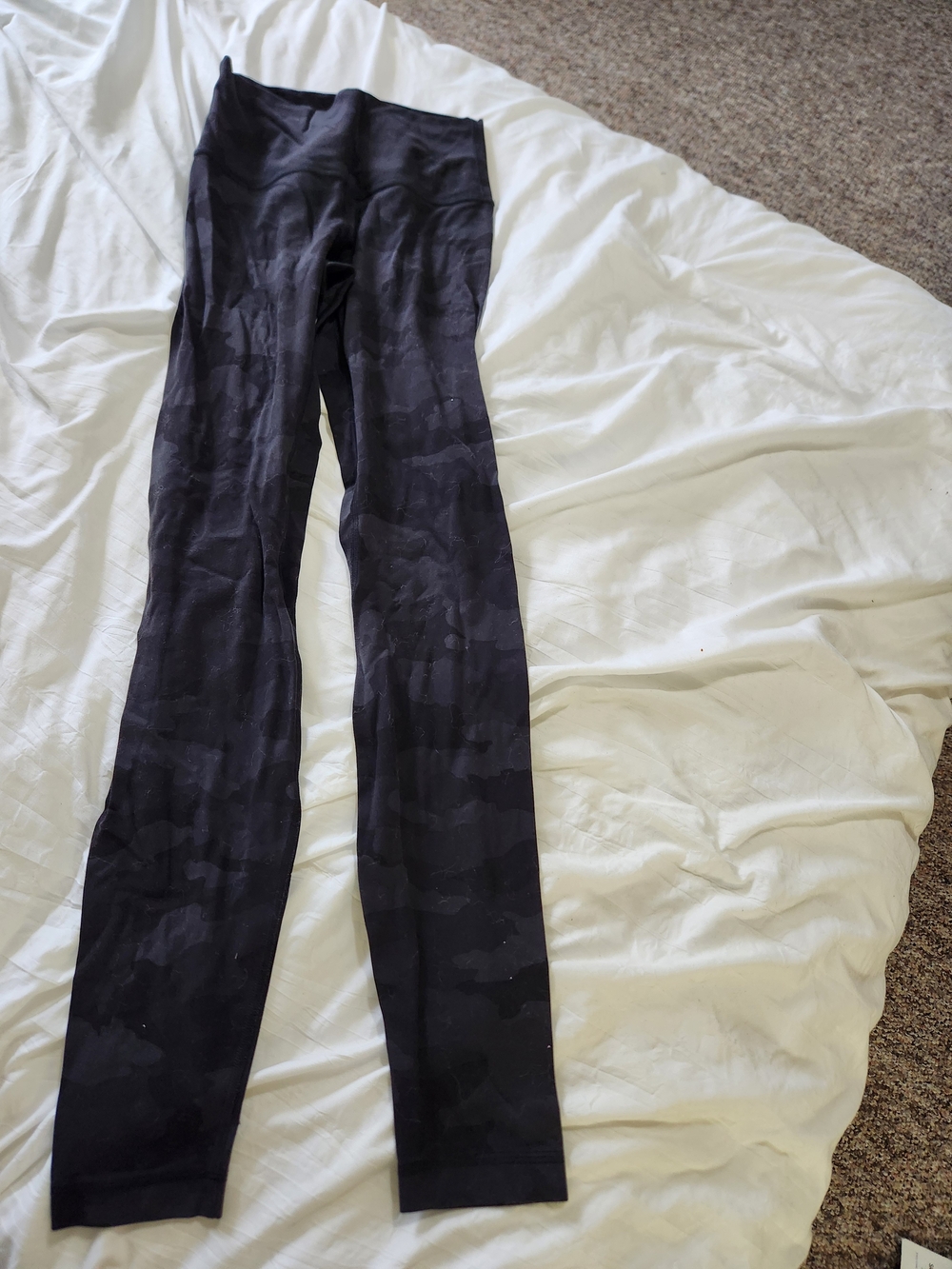 lululemon athletica Black Camouflage Leggings